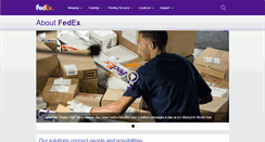 Desktop Screenshot of about.van.fedex.com