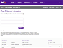Tablet Screenshot of mailviewrecipient.fedex.com