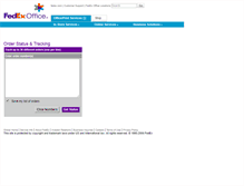 Tablet Screenshot of printtracking.fedex.com